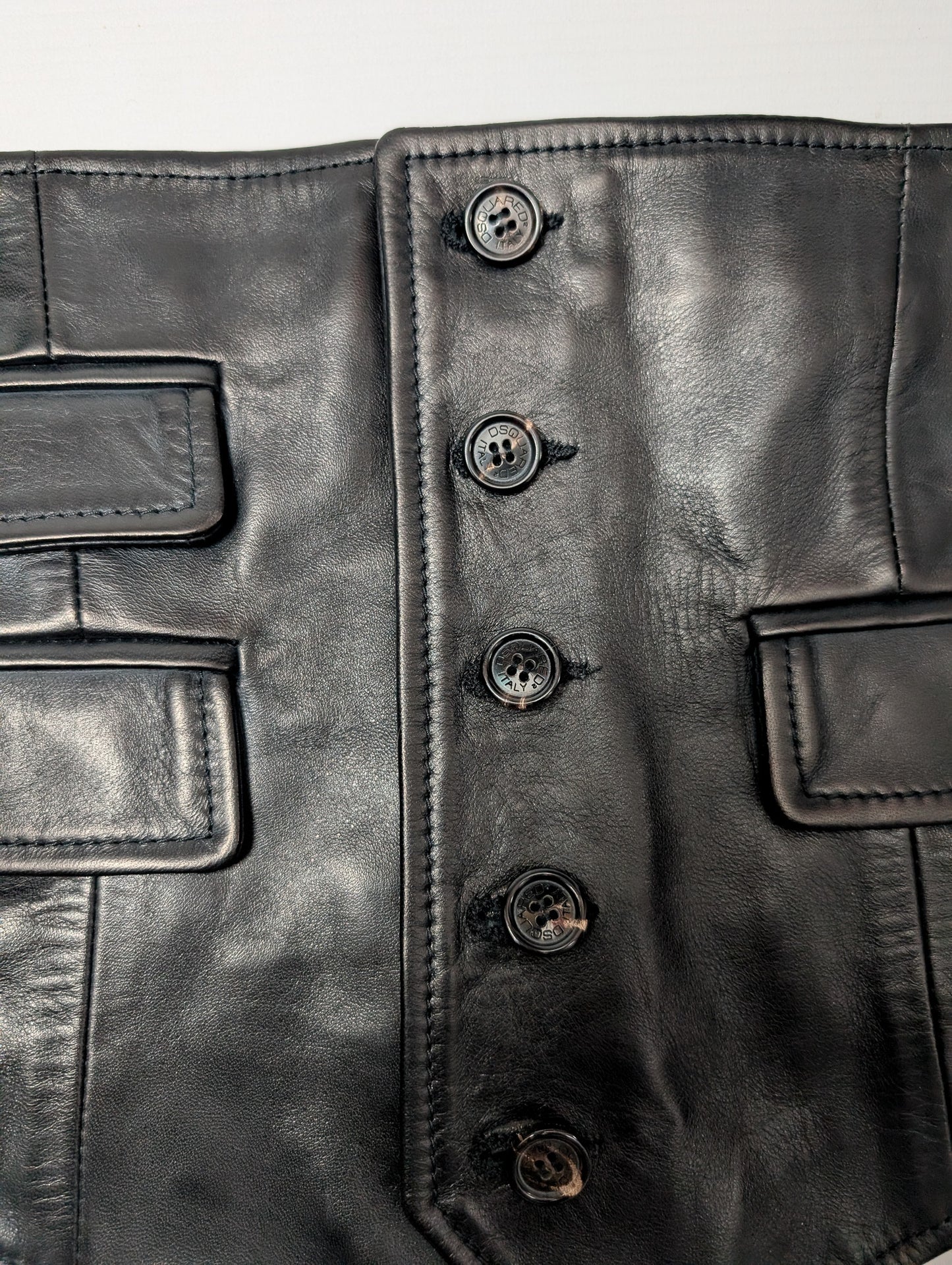 Dsquared2 leather corset
