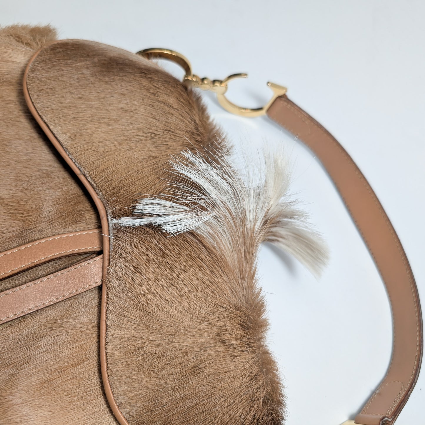 Dior by Galliano Mohawk Fur Saddle Bag - F/W 2000
