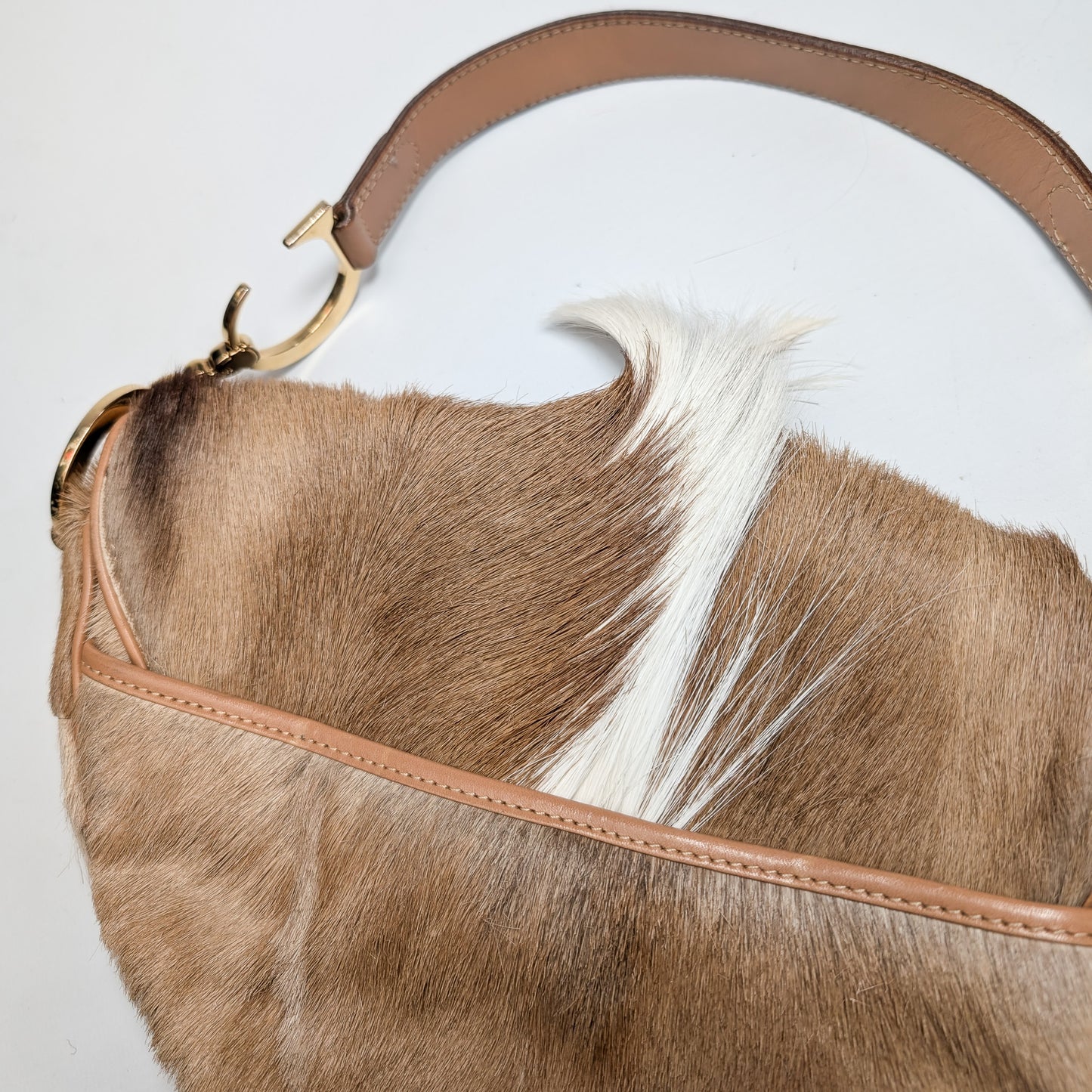 Dior by Galliano Mohawk Fur Saddle Bag - F/W 2000