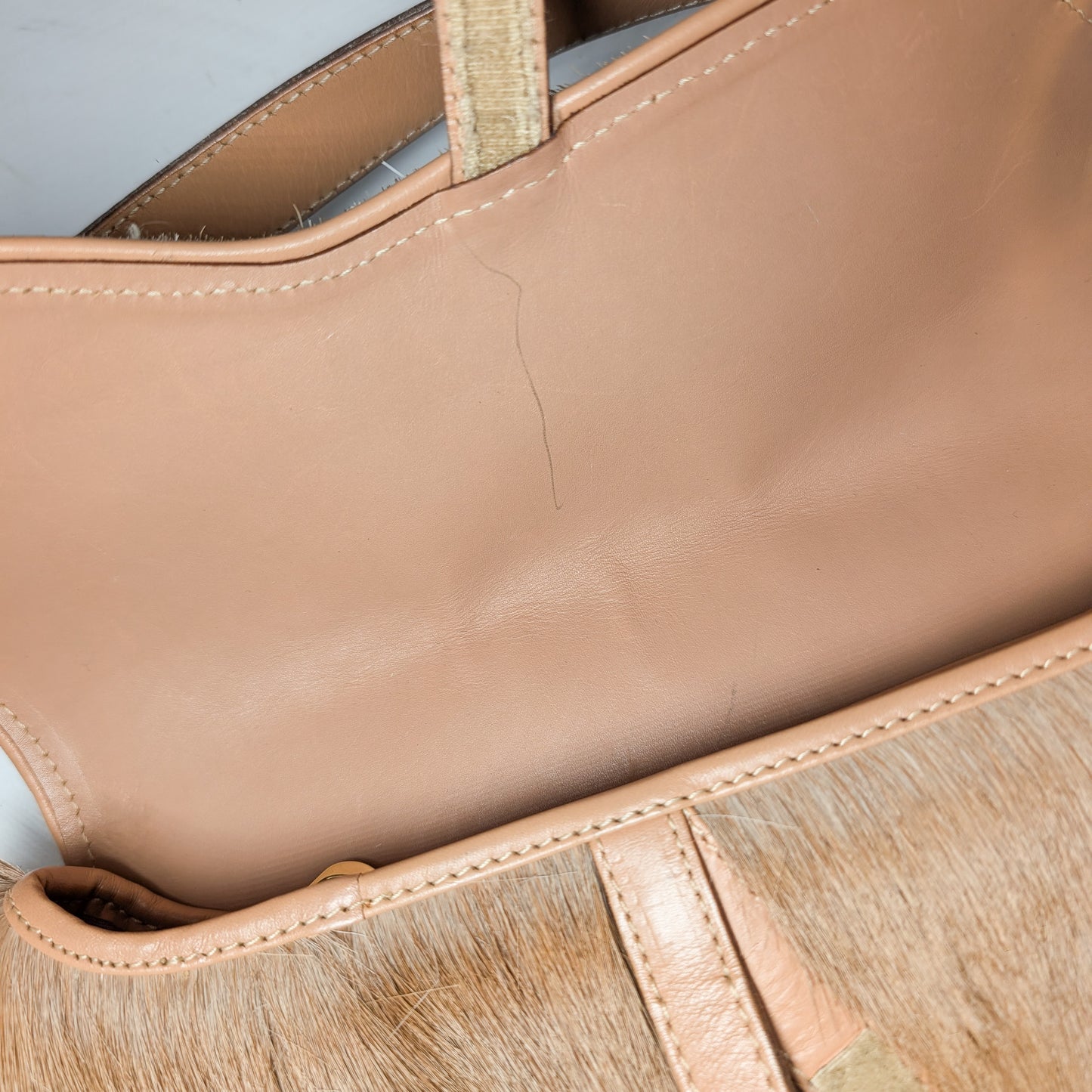 Dior by Galliano Mohawk Fur Saddle Bag - F/W 2000