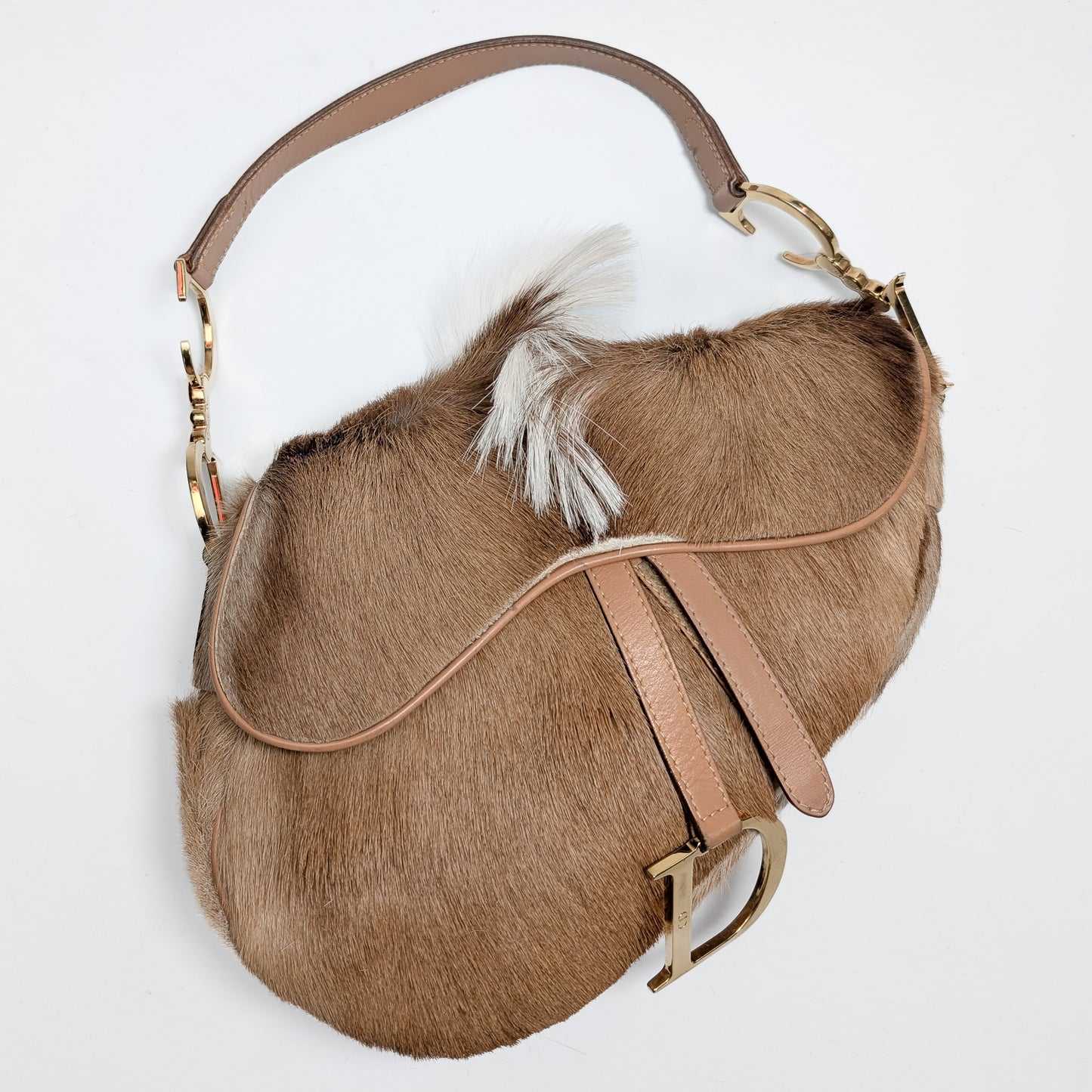 Dior by Galliano Mohawk Fur Saddle Bag - F/W 2000