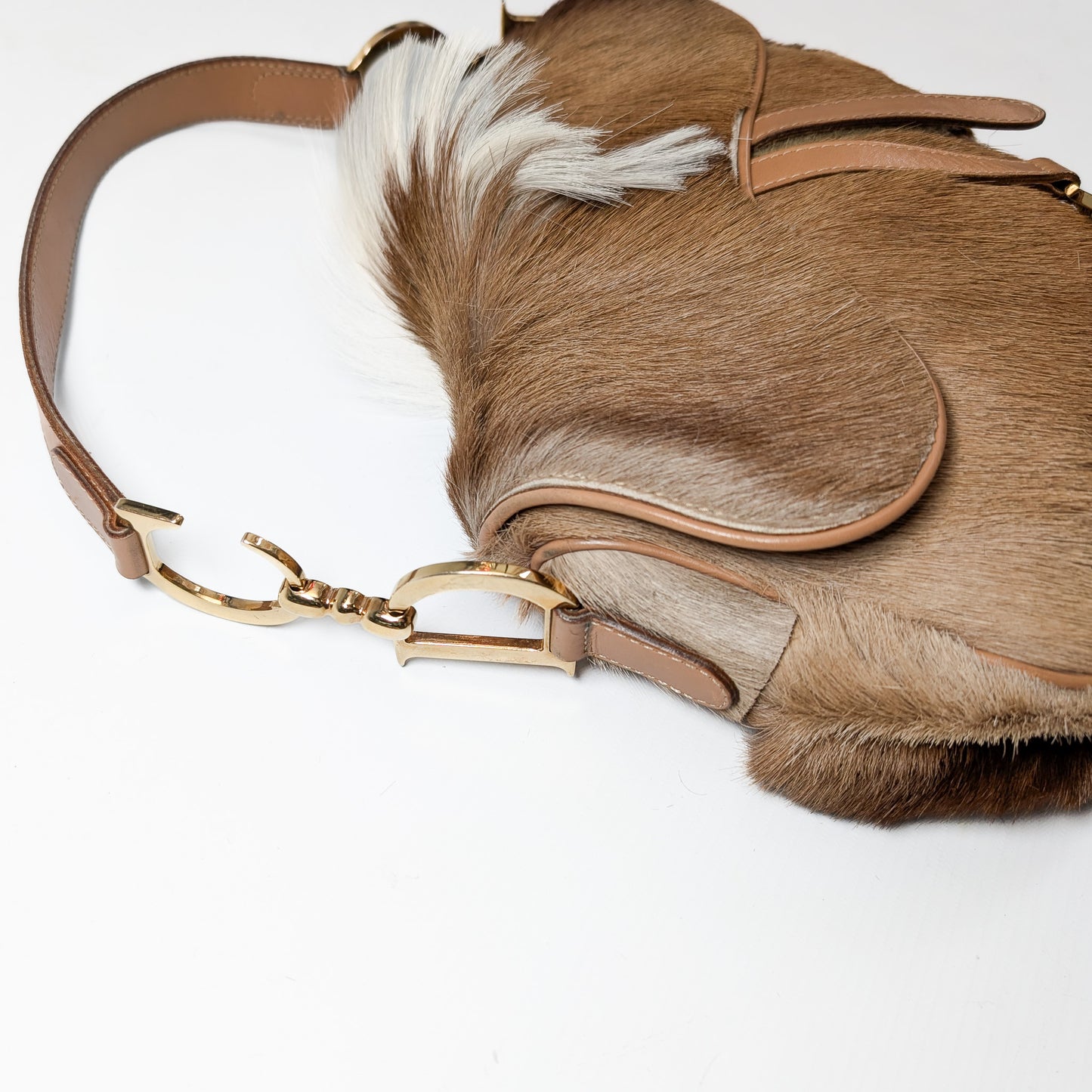 Dior by Galliano Mohawk Fur Saddle Bag - F/W 2000