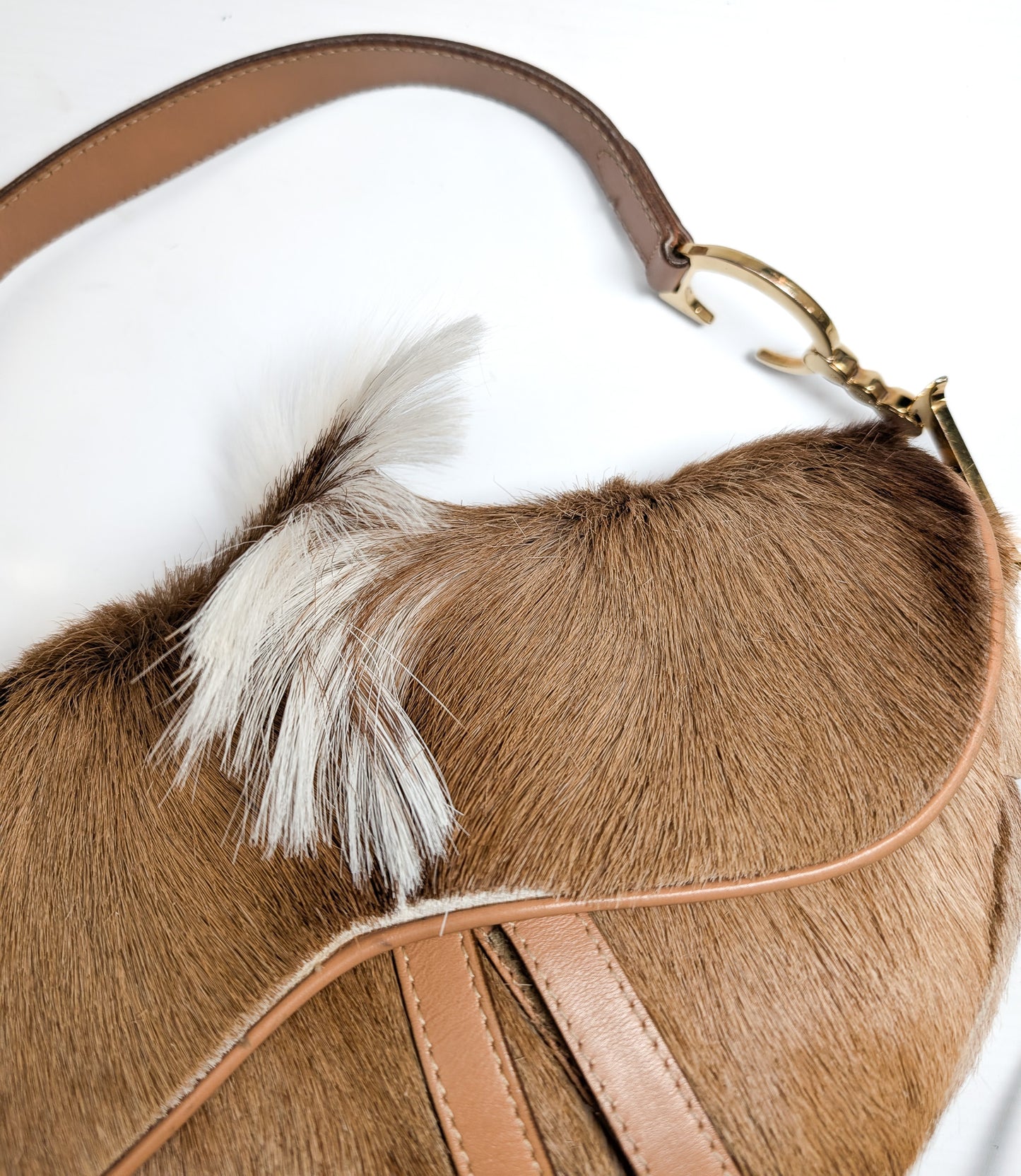 Dior by Galliano Mohawk Fur Saddle Bag - F/W 2000