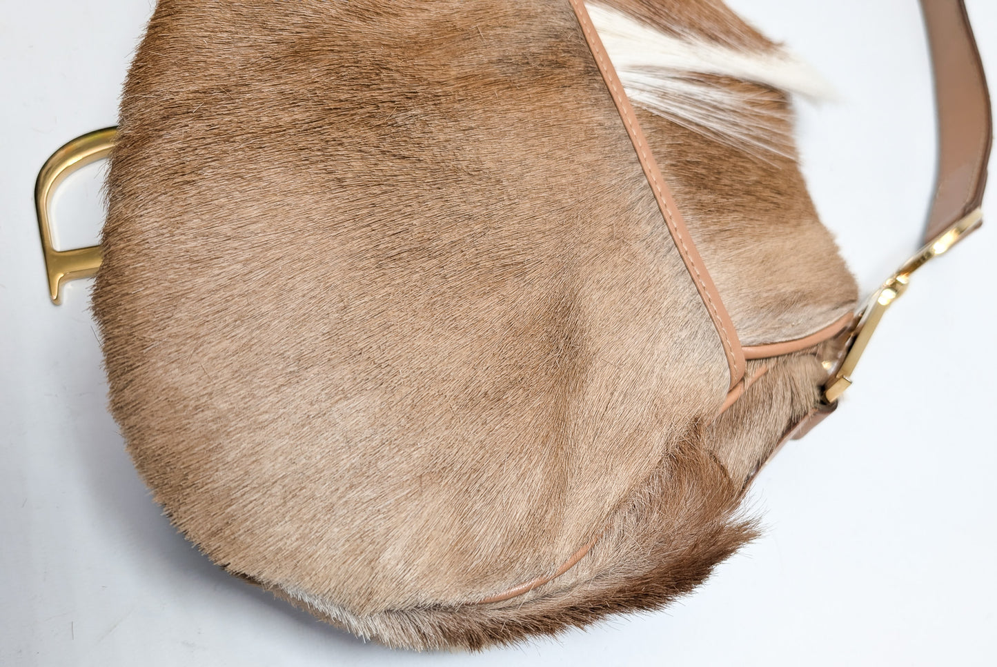 Dior by Galliano Mohawk Fur Saddle Bag - F/W 2000