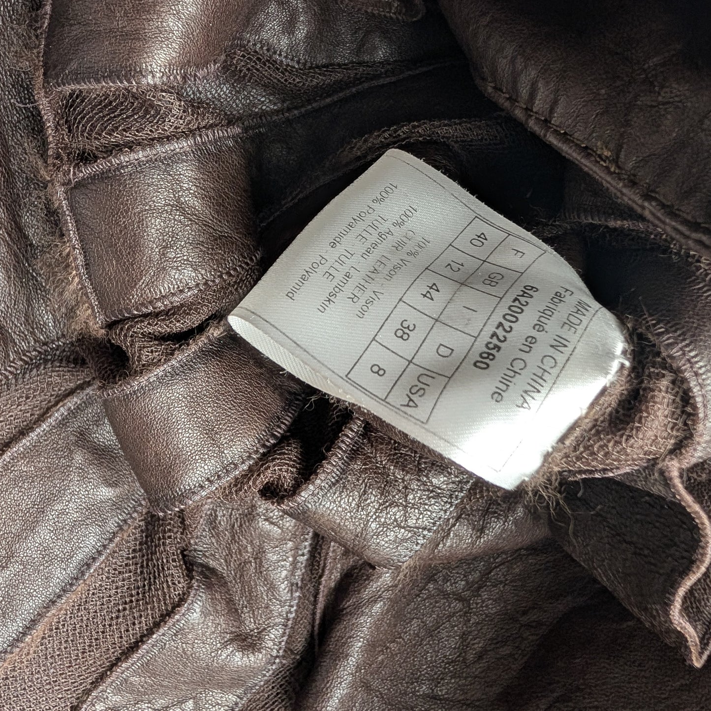 Dior Galliano F/W 2006 Leather and Mink Jacket