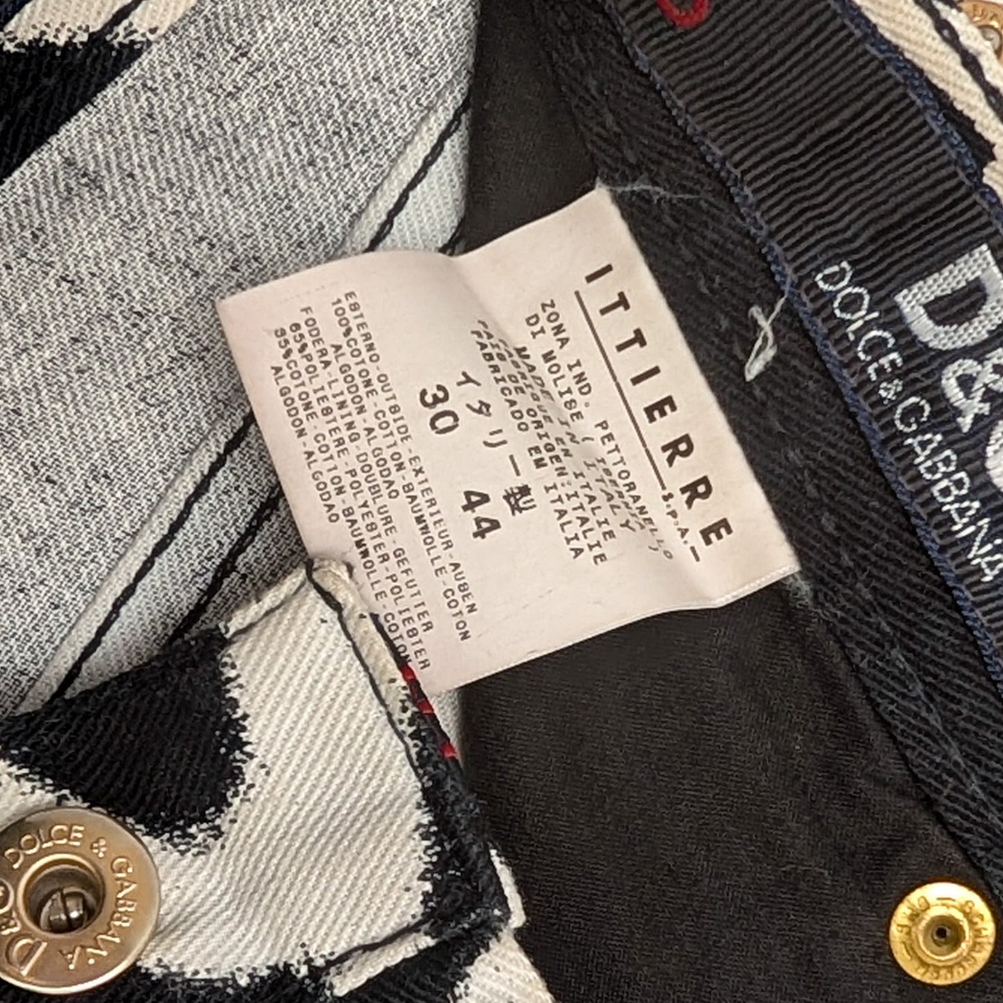 Dolce & Gabbana Graffiti Trousers - M