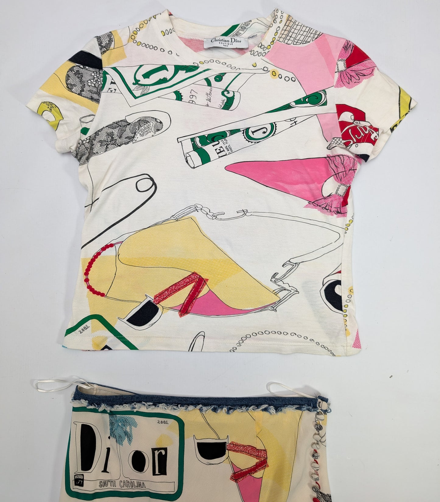 Dior by Galliano Skirt and Top Set S/S 2001 - S