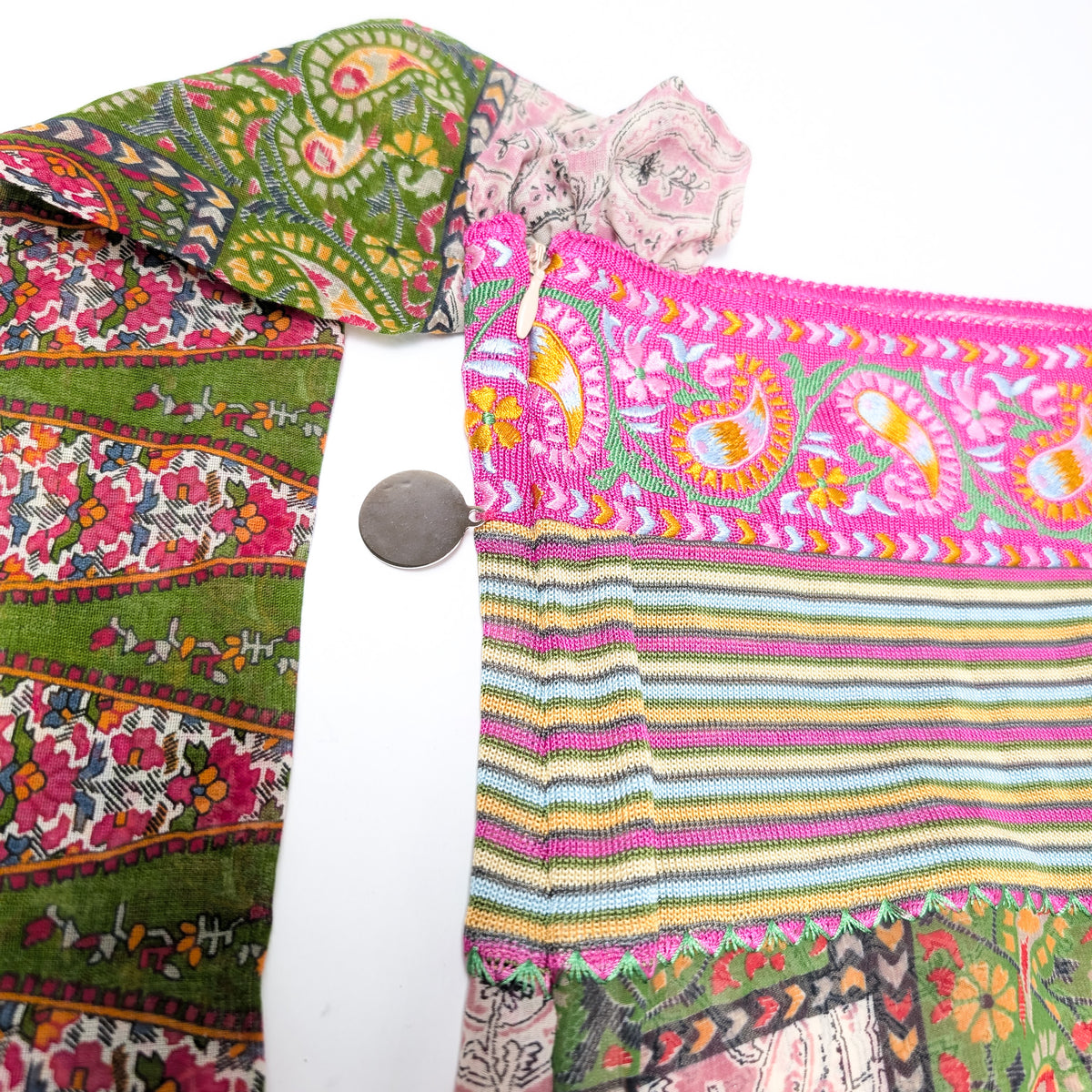 Dior by Galliano S/S 2004 Cashmere Patchwork Top