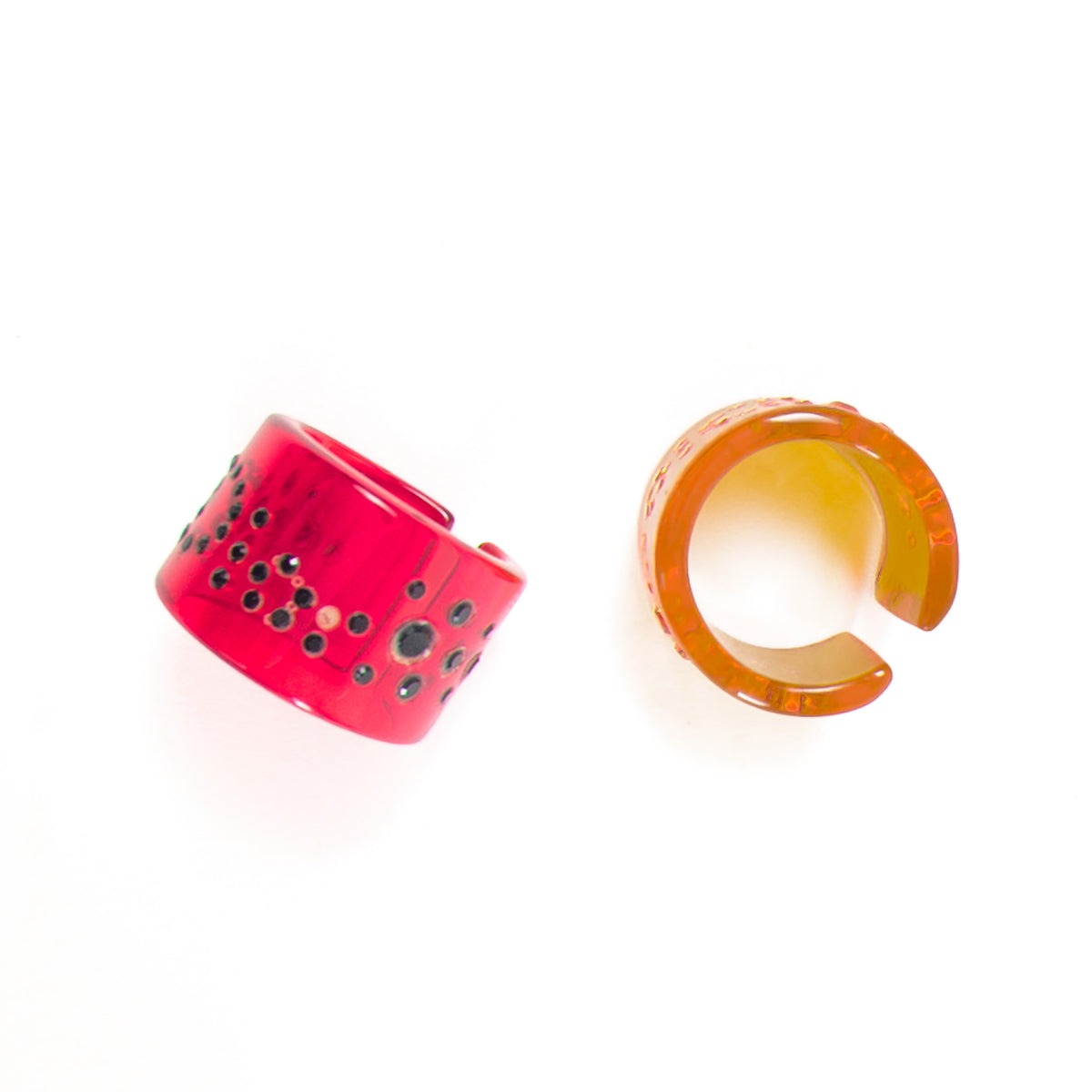 Set of two Dior by Galliano rings