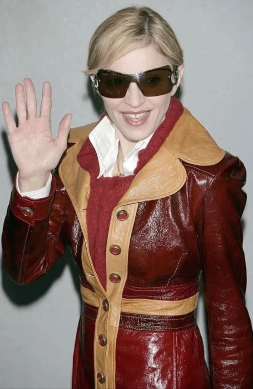 Dolce & Gabbana leather coat
