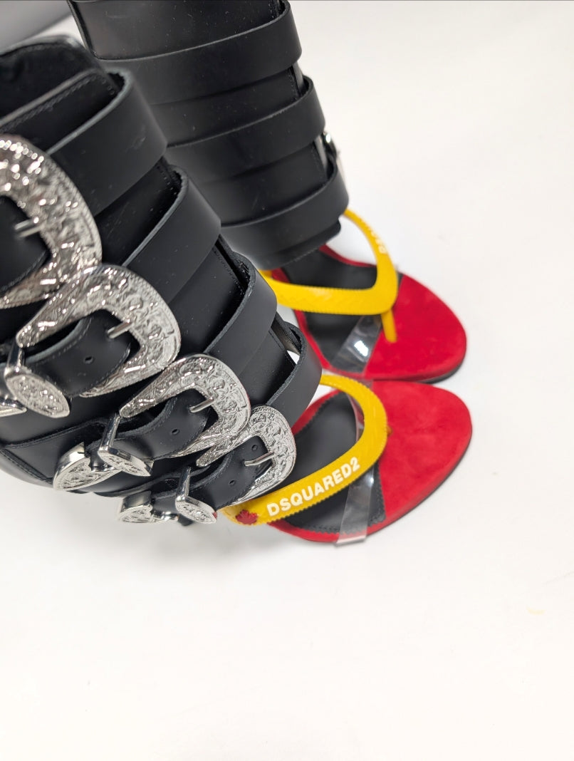 Gothika Dsquared2 S/S 2018 Sandals - EU37|4UK|6US