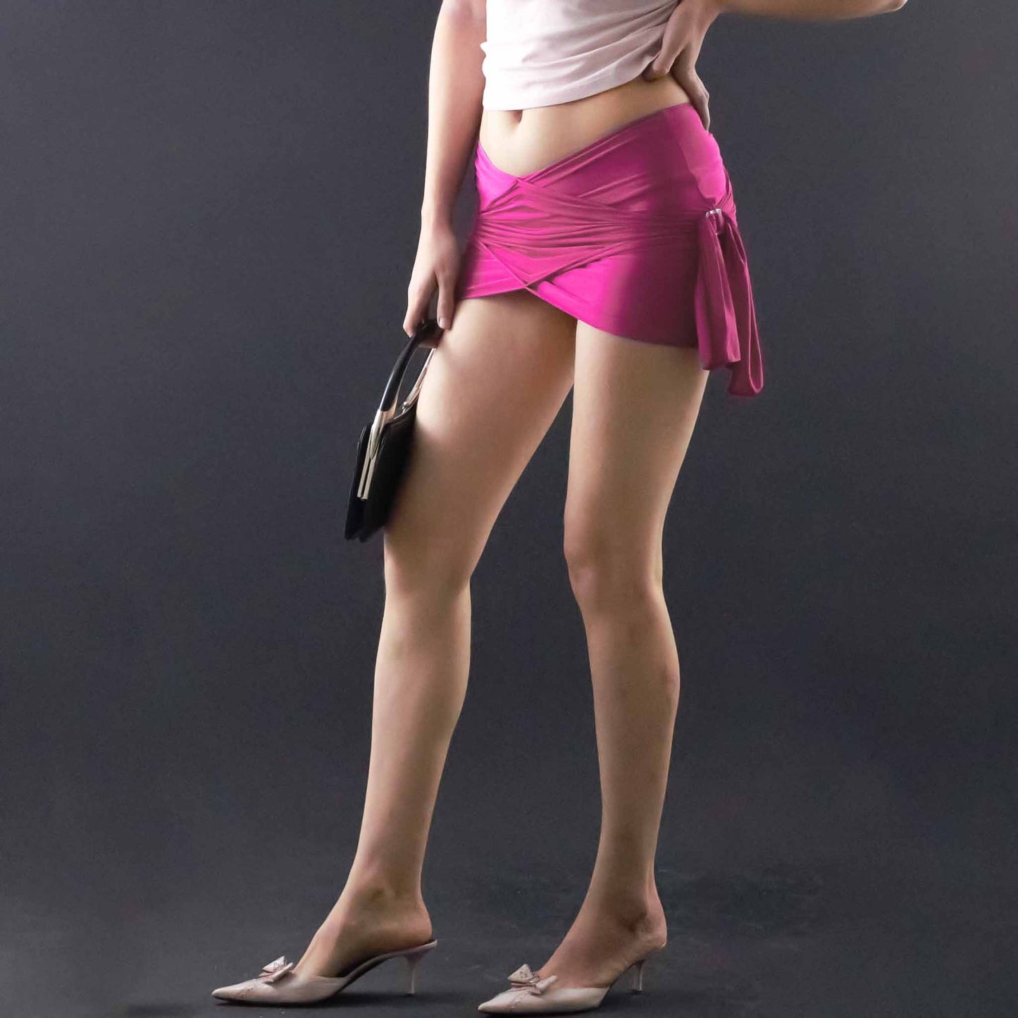 Dior pink skirt and swimsuit set by Galliano - F/W 2003