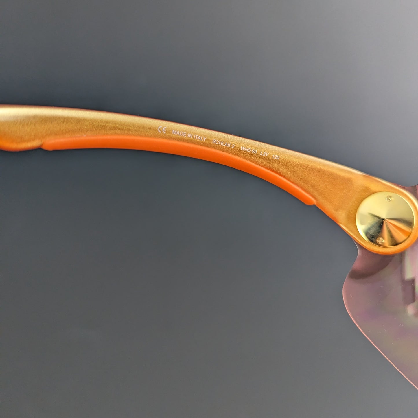 Christian Dior Schlack 2 sunglasses, large model - Orange