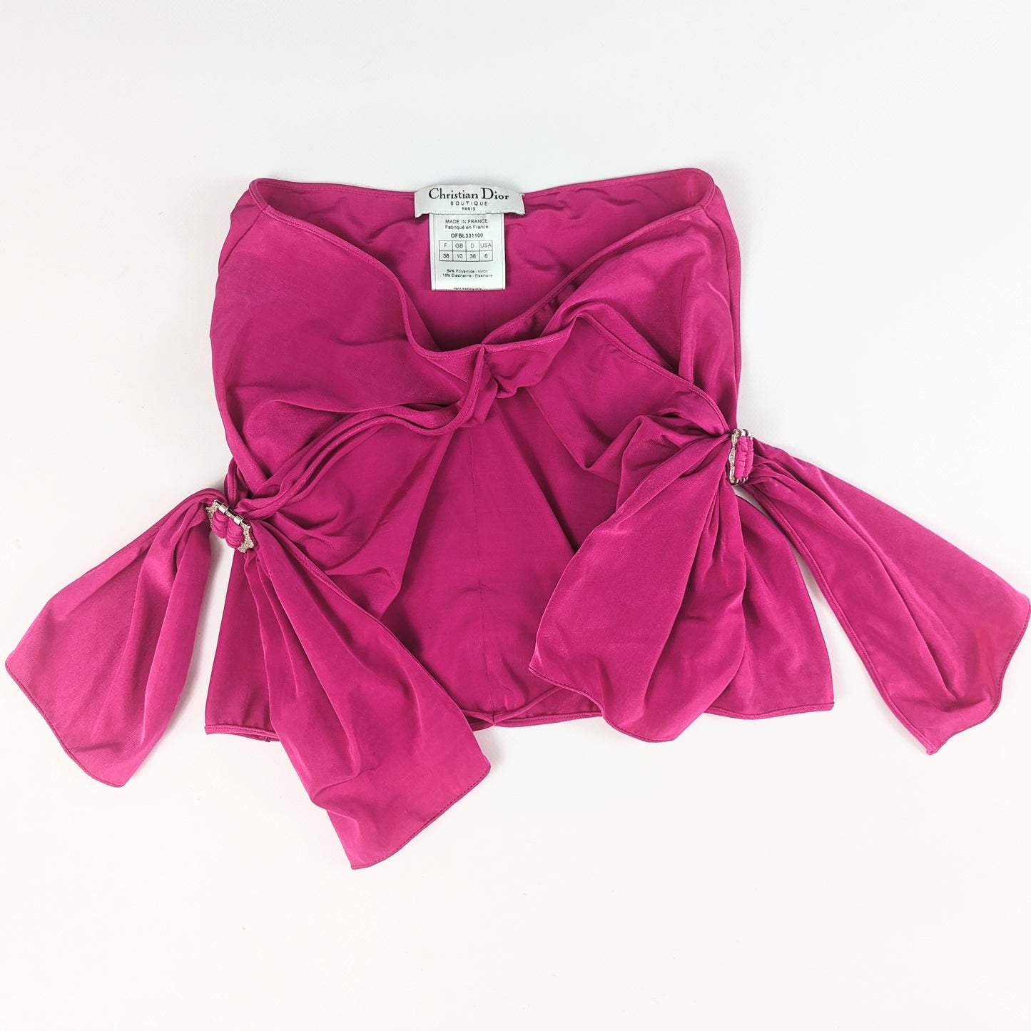 Dior pink skirt and swimsuit set by Galliano - F/W 2003