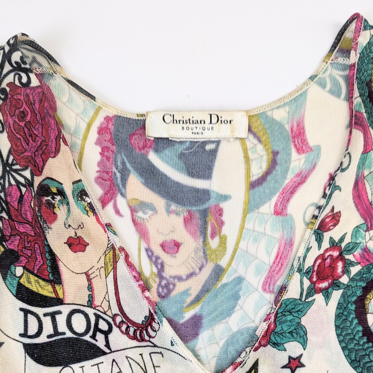 3-piece set Gitane Tatoo Dior print by Galliano - M
