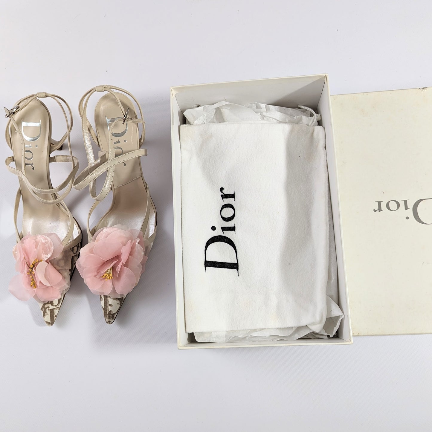 Dior Monogram trotter mules S/S2002 - EU38|5UK|7US