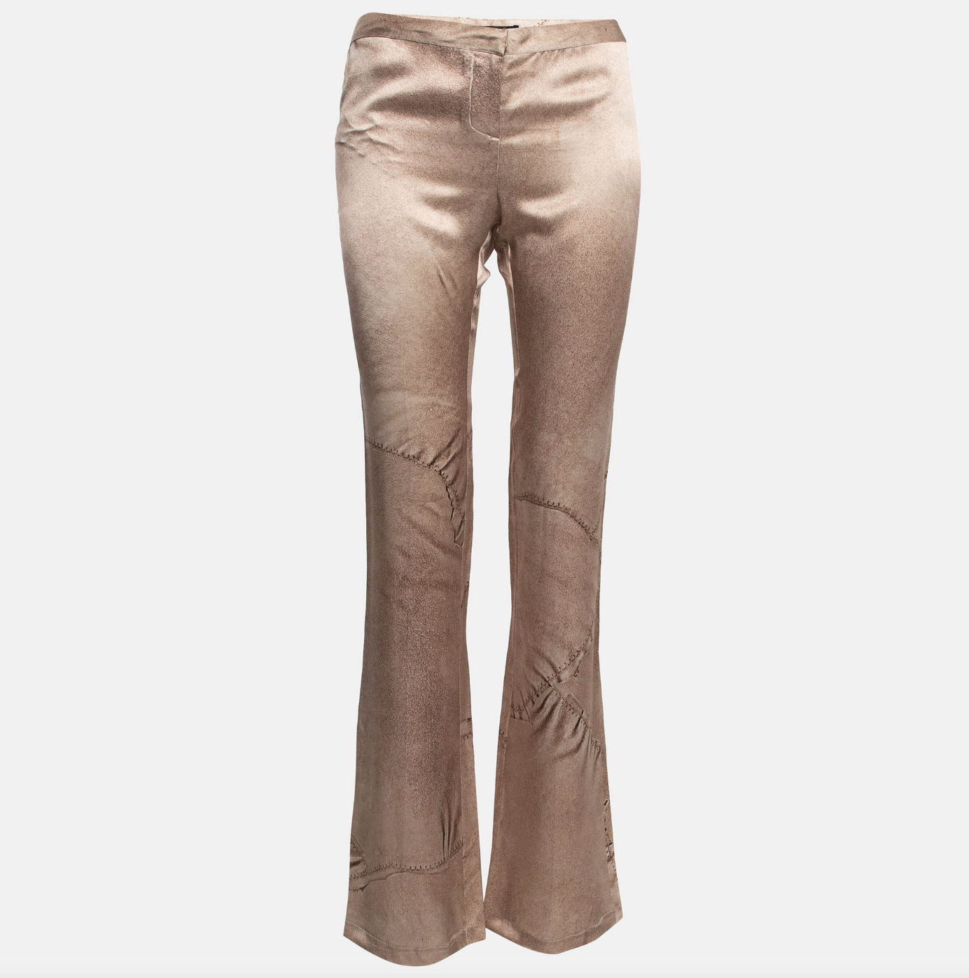 Roberto Cavalli Silk Trousers - M