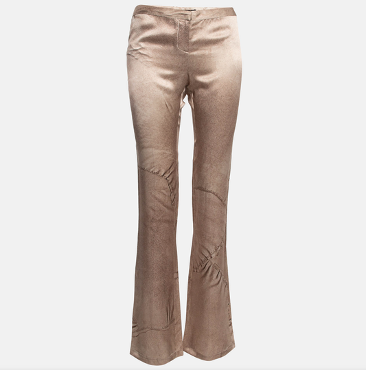 Roberto Cavalli Silk Trousers - M