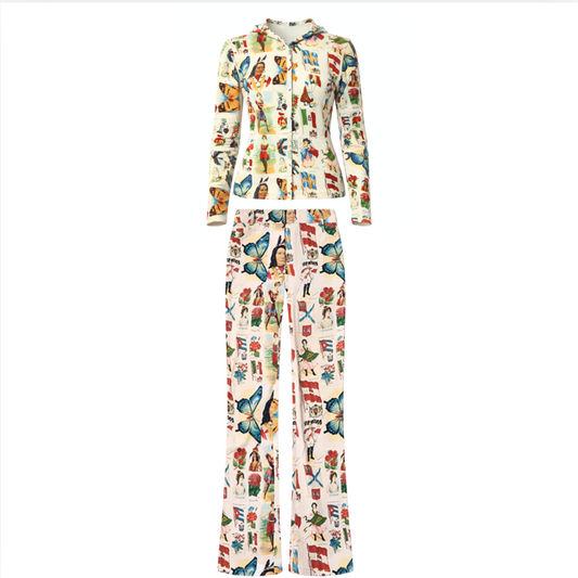 Dior by Galliano "Timbre" Cardigan and Trouser Set - S/S 2002