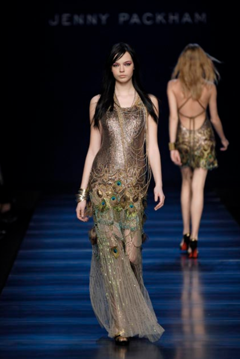 "Peacock" Dress by Jenny Packham