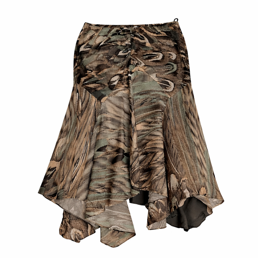 Roberto Cavalli silk skirt