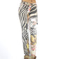 Cavalli multicolored patchwork pants - XS