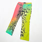 Roberto Cavalli Multicolored Leopard Print Trousers - L