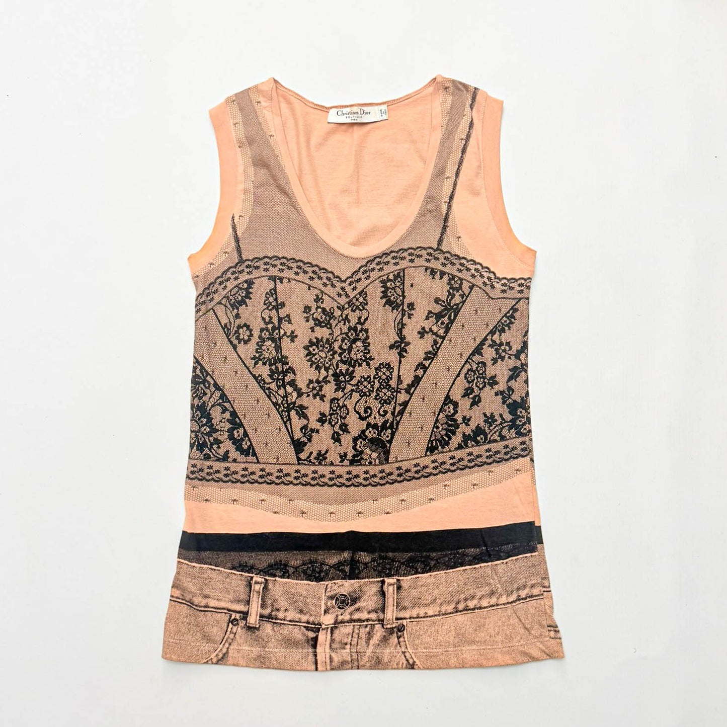 Dior Trompe l'oeil Tank Top by Galliano - S/S 2006