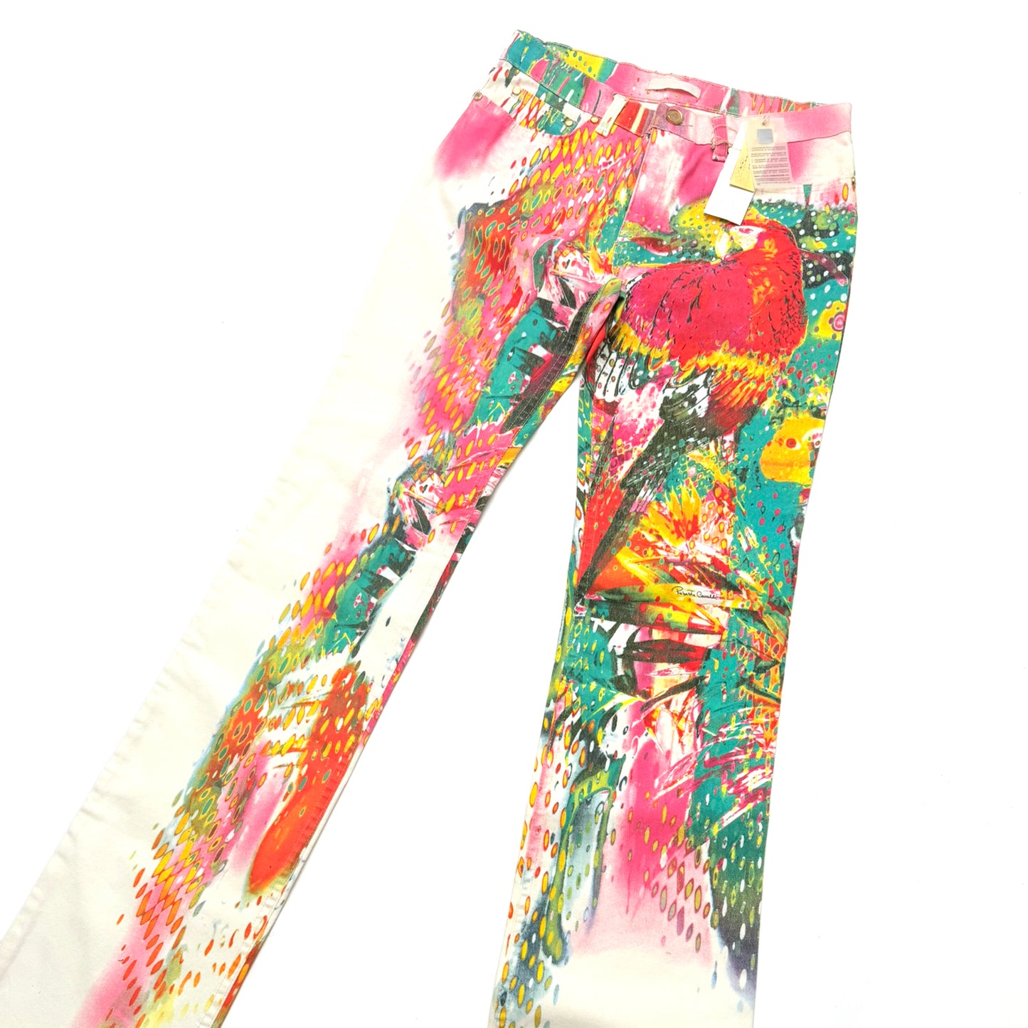 "Parrot" Roberto Cavalli trousers