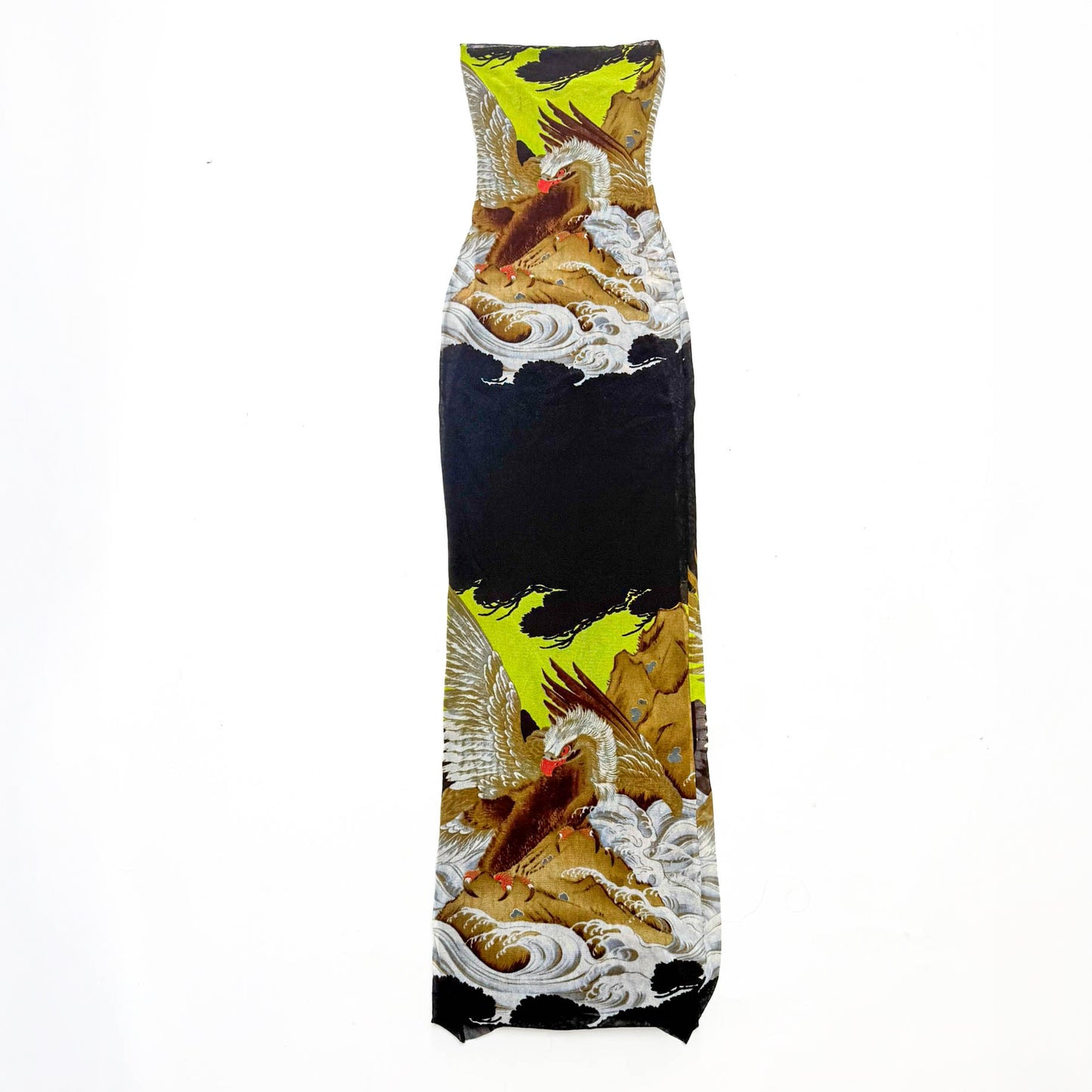 Jean-Paul Gaultier eagle print dress