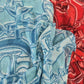 Dior monogram mesh pareo by Galliano blue 
