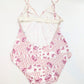 Dior by Galliano Pink Monogram Swimsuit 2005 Cherry Blossom