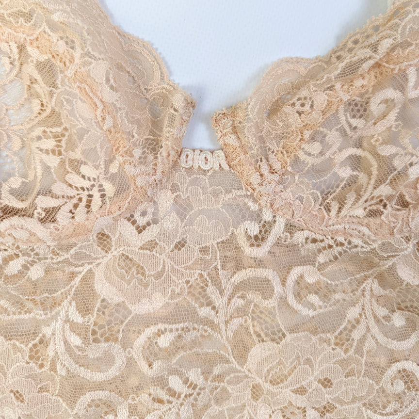 Dior fitted lace bustier - S/M