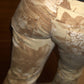 Roberto Cavalli shimmering beige floral jeans - S