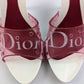 Dior white and burgundy Jelly mules by Galliano - EU39,5|6,5UK|8,5US