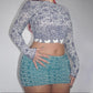 Long-sleeved T-shirt with Jean-Paul Gaultier embroidery - S