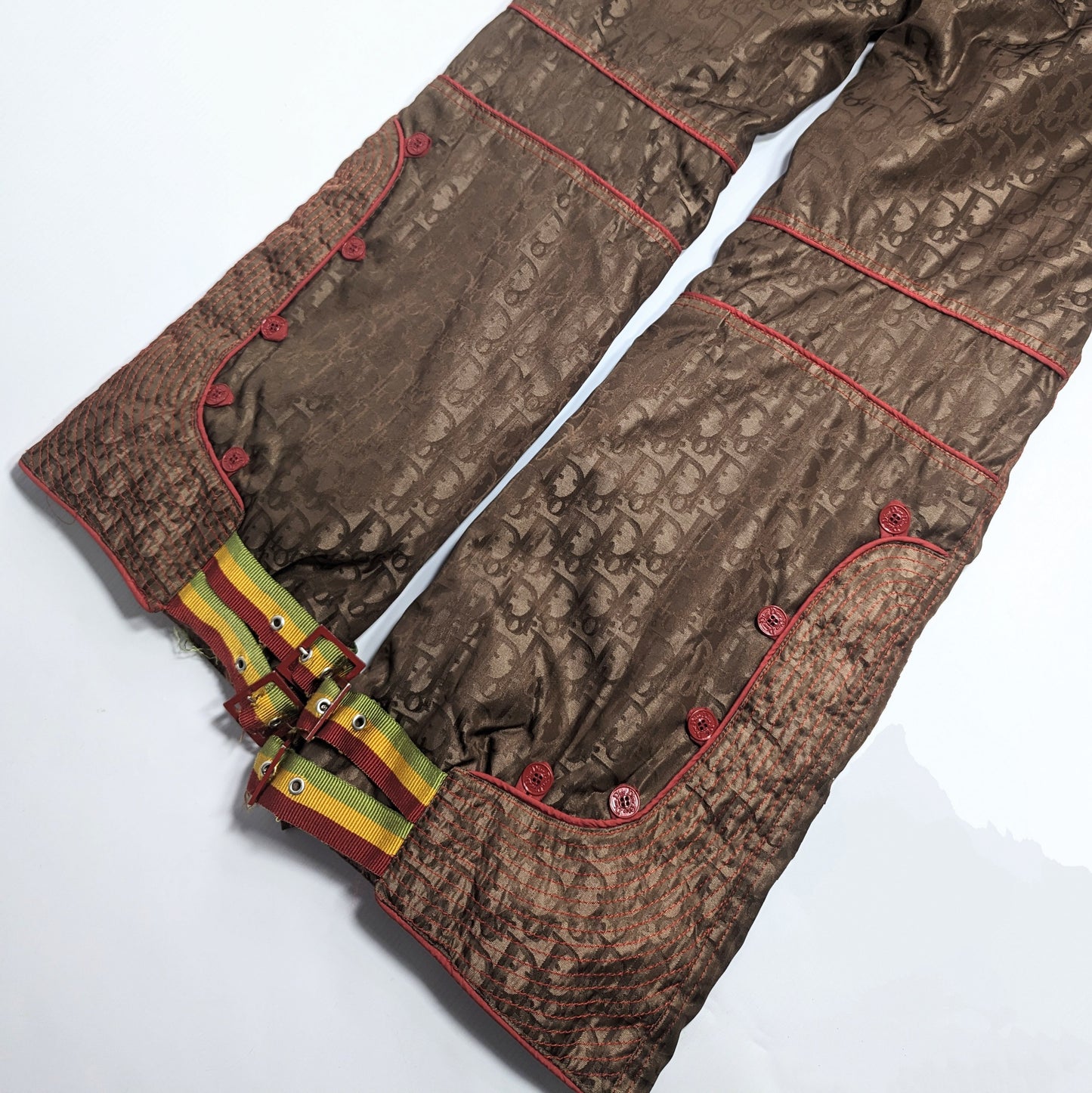 Dior by Galliano Rasta monogram pants