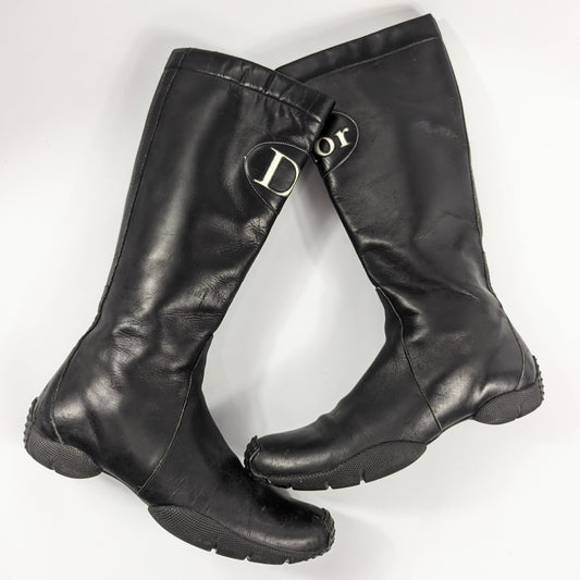 Dior sporty biker boots by Galliano - EU36 | UK3 | US5