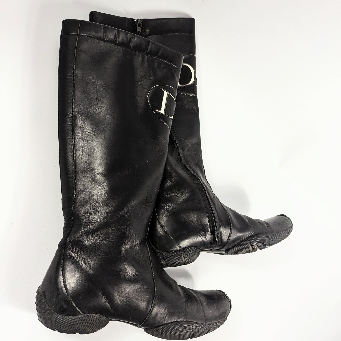 Dior sporty biker boots by Galliano - EU36 | UK3 | US5