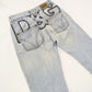 Dolce & Gabbana jeans decorated with initials