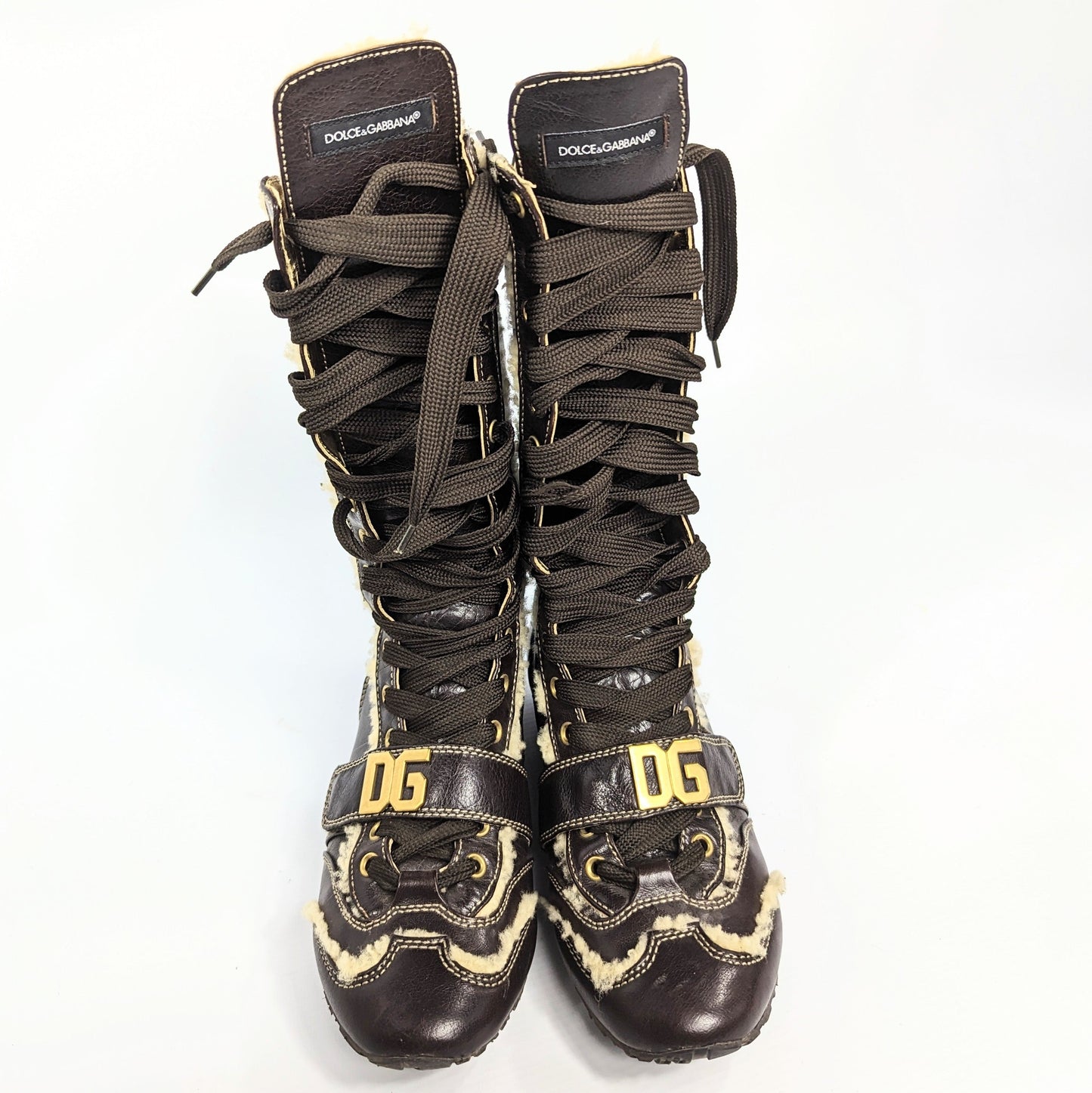 Dolce& Gabbana lace-up boots - EU38|UK5|US7