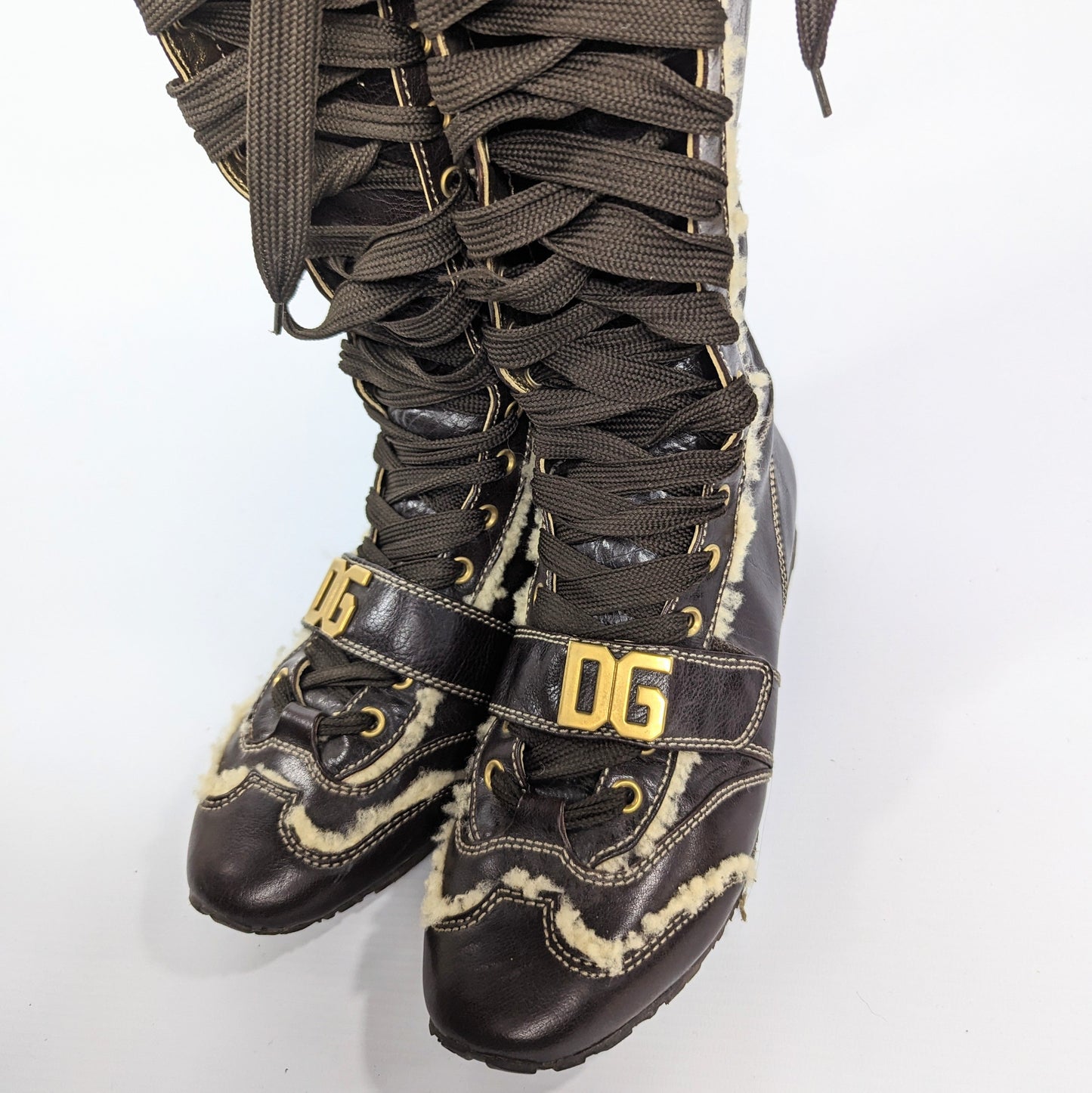 Dolce& Gabbana lace-up boots - EU38|UK5|US7