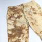 Roberto Cavalli shimmering beige floral jeans - S