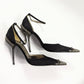 Gianmarco Lorenzi slingback adorned with Swarovski crystals - EU37|UK4|US6