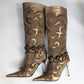 El Dantes Jeweled Suede Boots - EU37|UK4|US5.5