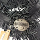 Ceinture Galliano cuir frange