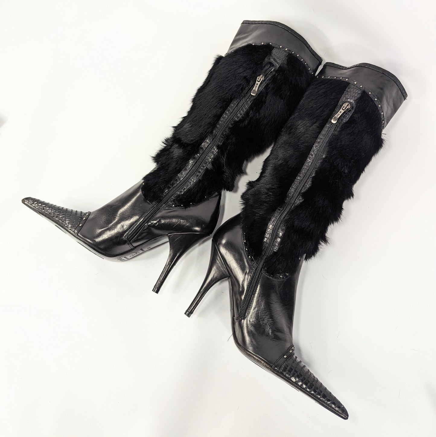 El dantes fur leather boots - EU38|UK5|US7