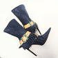 Le silla pearl denim boots - EU38.5|5.5UK|7.5US