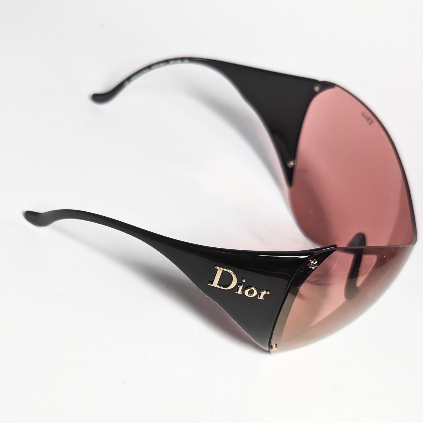 Pink and black Dior by Galliano SKI 1 mask sunglasses