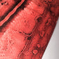 Jeans Roberto Cavalli Imprimé python rouge - M